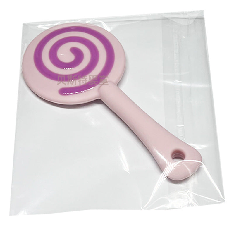 Wholesale 30pcs Cute Lollipop Baby Solid Full Silicone Teether